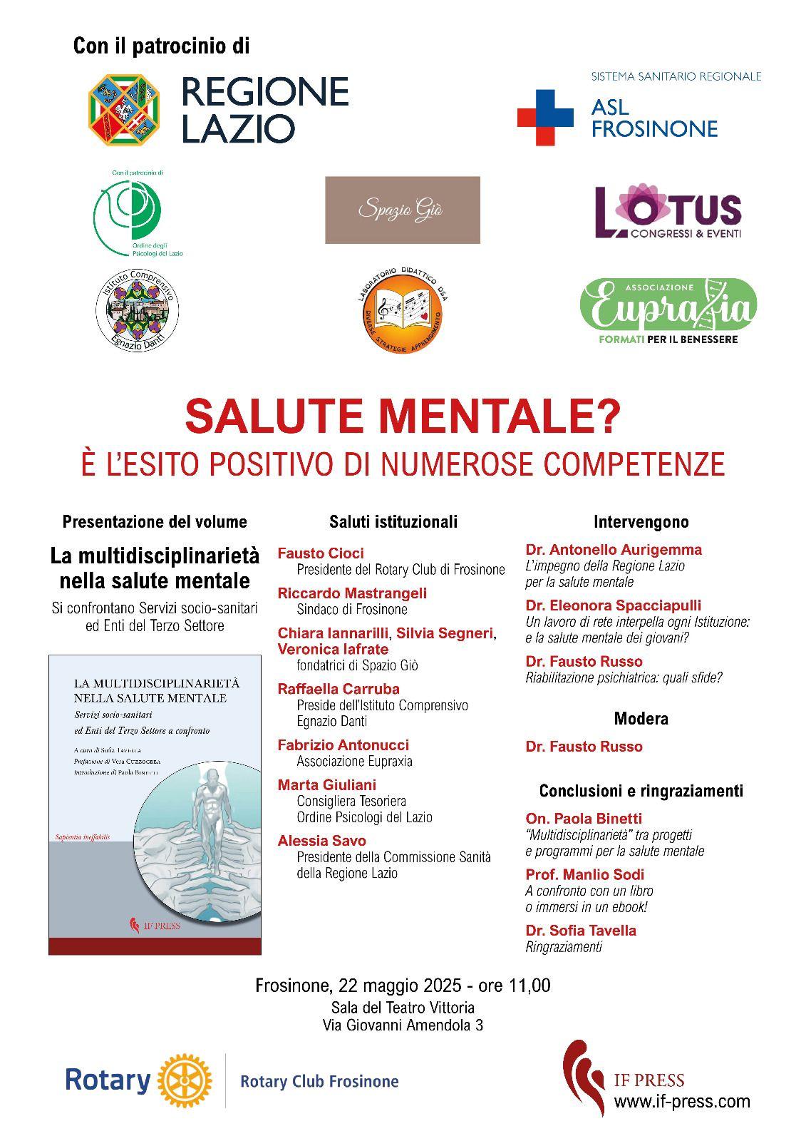 Salute mentale? &Egrave; l'esito positivo di numerose competenze